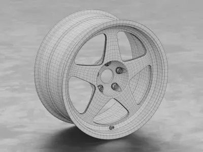 Desmond RegaMaster EVO Wheel 3D Model 3D model