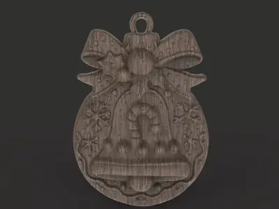 christmasbell cookie decor 3D print model