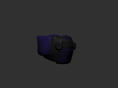 helmet high poly sculpt 3d printable ver 7 3D model 3D model 20