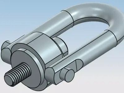 M8 hoist ring 3D print model