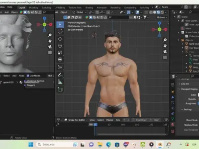 X2 MALE AVATAR BASED IN AVATURN - S Y - edition FREE CHARACTER Free low-poly 3D model