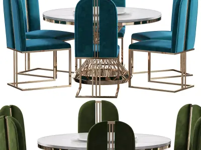 Dining Table AZ00316 3D model