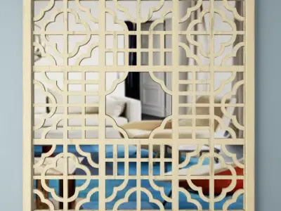 Mirror Screen Wall Art 3D model