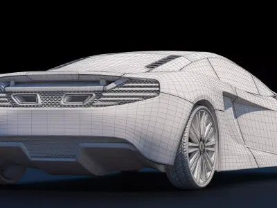 Maclaren mp4 3Dmodel in 3dsmax  3D model