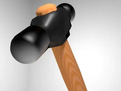Civil Tool - Ball-peen Hammer 3D model