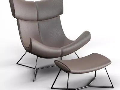 Single Lopht Relax Armchair 3D model