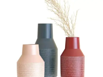 Crate and Barrel Lemont Vases 3D model