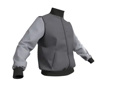 Sports Jacket - Marvelous Designer 3D model