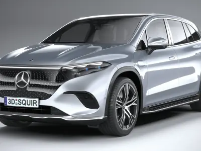 Mercedes-Benz EQS SUV Base 2023 3D model