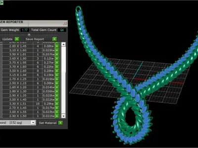 Radiant Vine Pendant 3D print model
