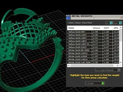 Stylish Wedding Diamond Ring 3d Printable Model 3D print model