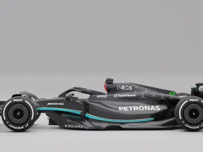 Mercedes W14 3D model