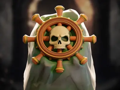 PIRATE HELM - KEYCAP TO PRINT 3D print model