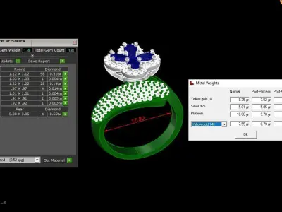 Ring Gold 3D print model
