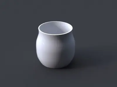 Plant Pot Holder 3D Print Model 12  3D print model