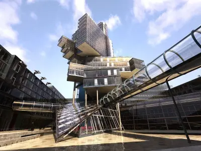 HEIGHT LEVEL BUILDING 3D model