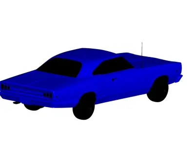 Dodge Coronet 1967 3D model