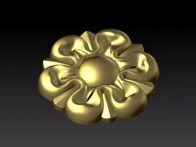  Decorative patterns walls mirror frames picture frames 3D model