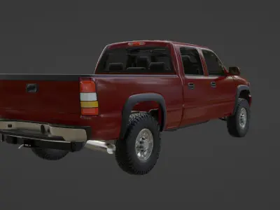 2006 Gmc Sierra CrewCab 3D model