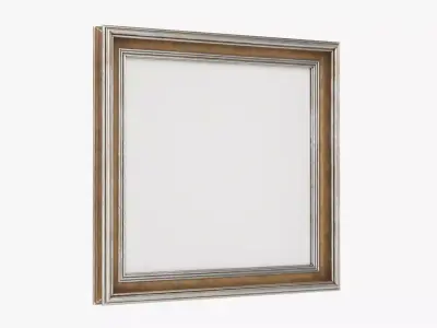 Frame square with picture 03 3D model