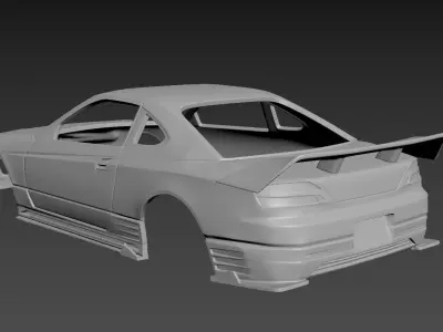 Nissan Silvia S15 2001 Tuning  Body For Print 3D print model