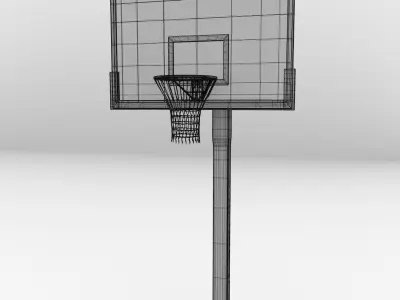 Basketball Backboard 3D model