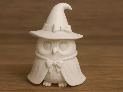 Wizard Owl 3D print model