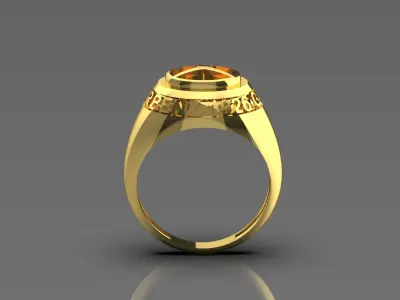 Luxury man ring Mercedes-Benz design model mr0041 3D print model