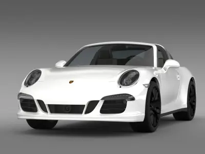 Porsche 911 Targa 4 GTS  991  2015 3D model