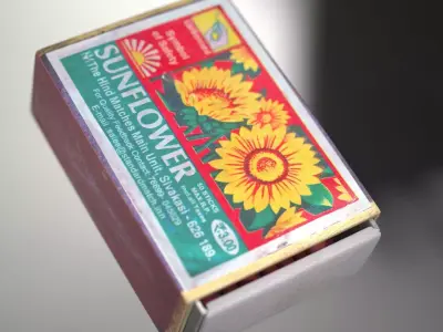 Match Box Low-poly 3D model