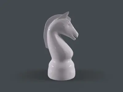 Chess Horse 3D model purchase