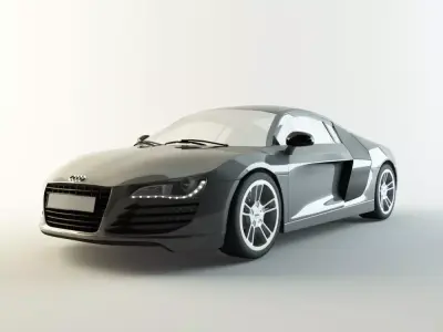 audi r8 3D model