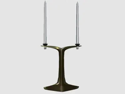 Candle Base Free low-poly 3D model