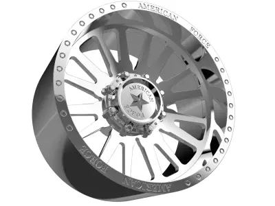 AMERICAN RACING CK10 QUANTUM CC WHEEL 3D print model