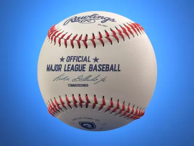 Baseball ball   3D model