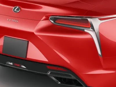 Lexus LC500 2018 3D model