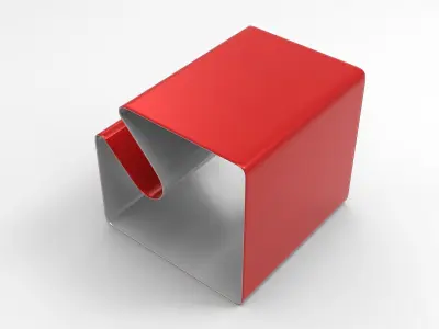 Puka Side Table Low-poly 3D model