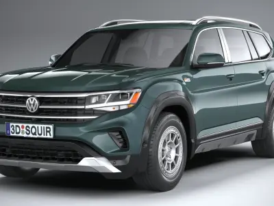 Volkswagen Atlas Basecamp 2021 3D model