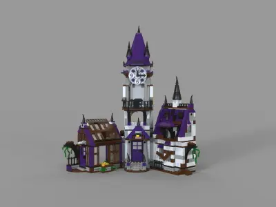 Lego 3d House fantasy 3D model