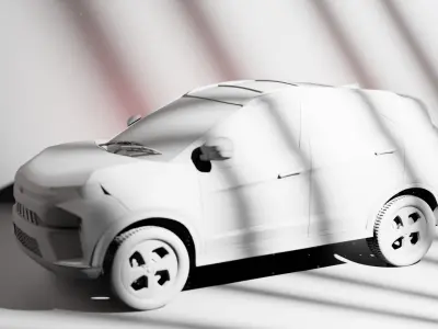 Tata Nexon 2024 EV 3D model