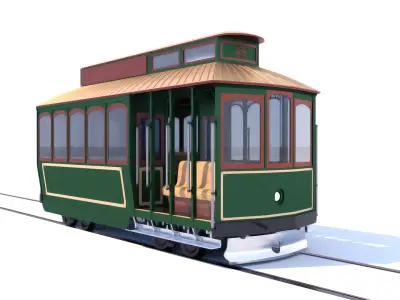 Street Tram 3D model