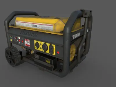 Mini Generator Low-poly 3D model