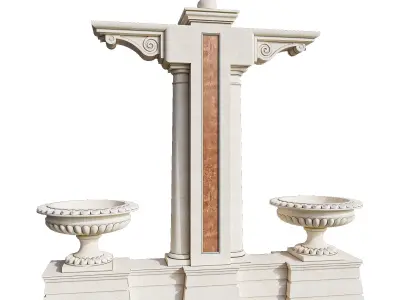 Classic Exterior Items Low-poly 3D model