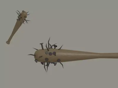 Spiked Baseball Bat 3D model