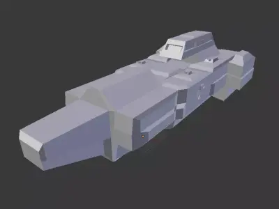 Gods Righteous Cruiser Free 3D print model