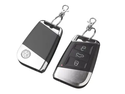3D VISUALIZADOR volkswagen key fob 3D model