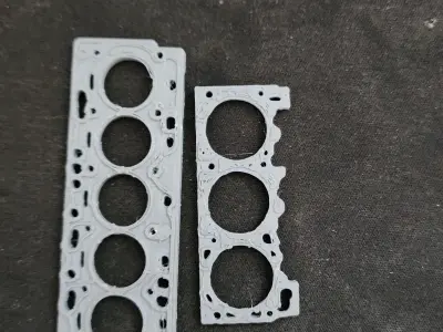5-cylinder gasket keychain Free 3D print model