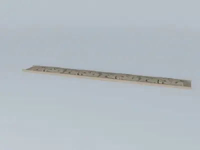 CARVING decorative railing Free 3D model