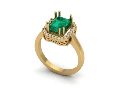Stone Ring 3D print model order
