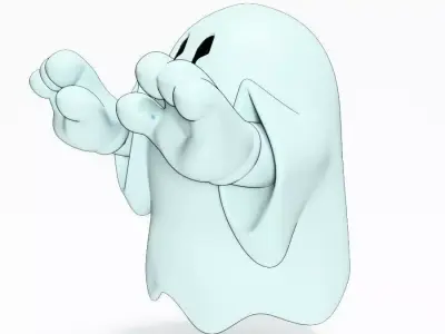 Lil Ghosty toy 3D print model